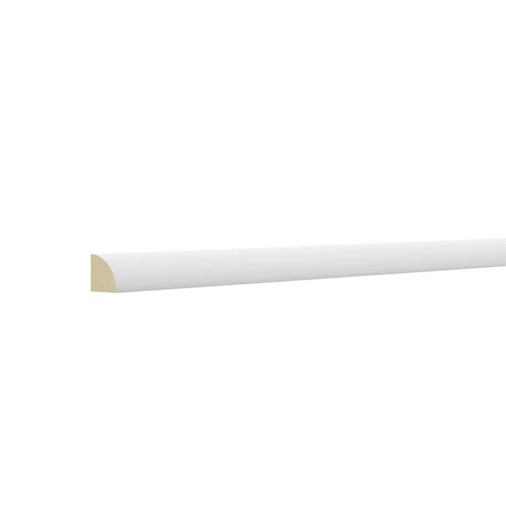 First Class White Primed Wooden Small Mouldings Shoe Or Quarter Round For Baseboard