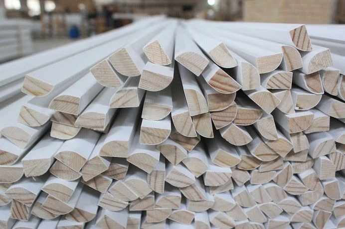 Kasut Acuan Kecil Kayu Primed Atau Pusingan 1/4 Suku