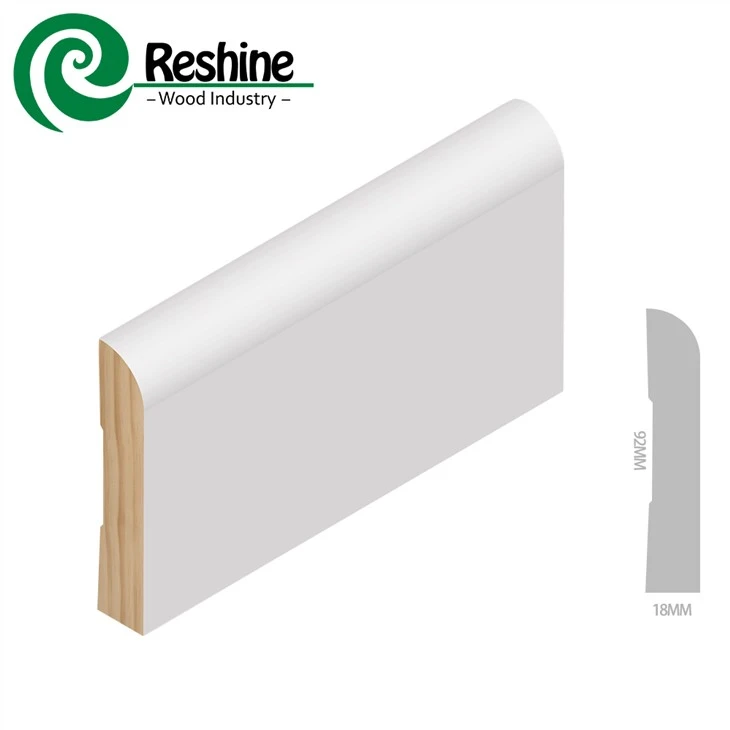 Acuan Trim Papan Tiang Pine Primed
