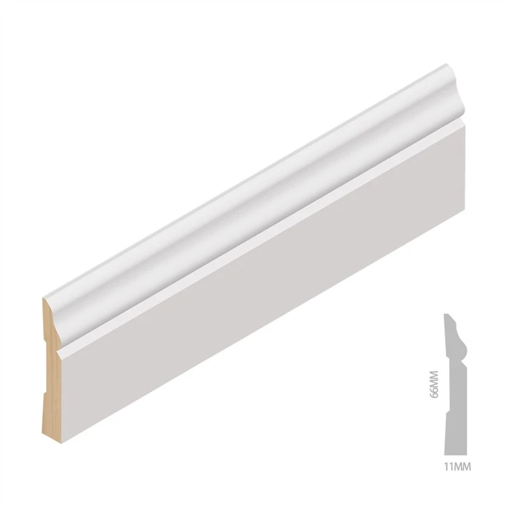 White Primed Finger Jointed Boards Window Reveal Moulding