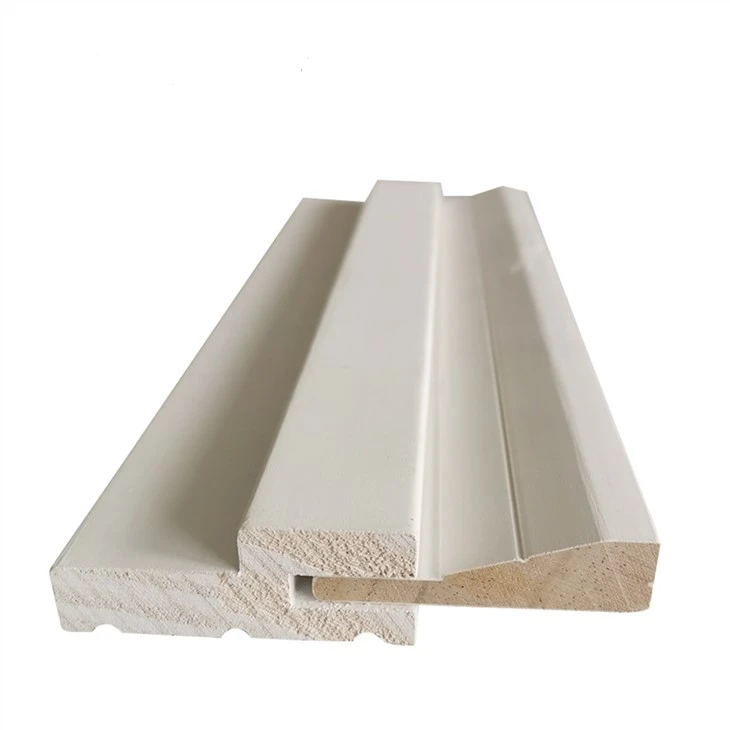 Jamb Pintu Sendi Jari Pine Radiata Primed Putih